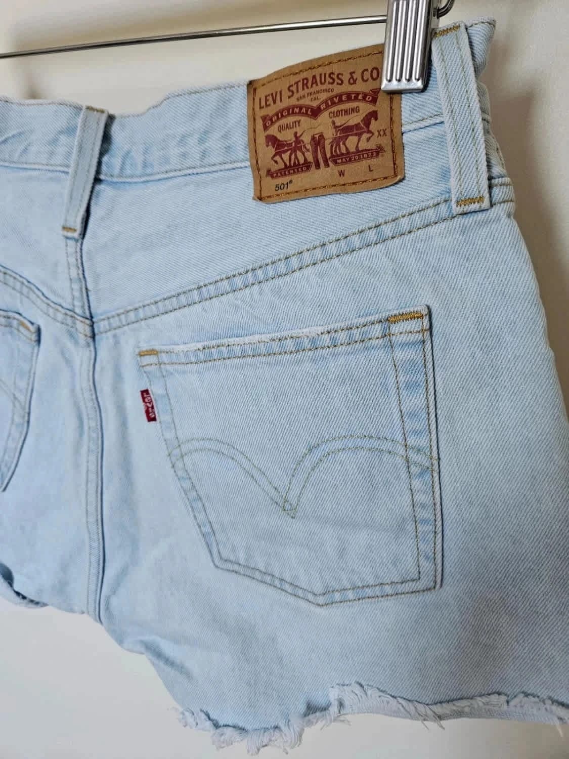 Short Levi’s 501 denim clair taille W29 - Photo 4/11