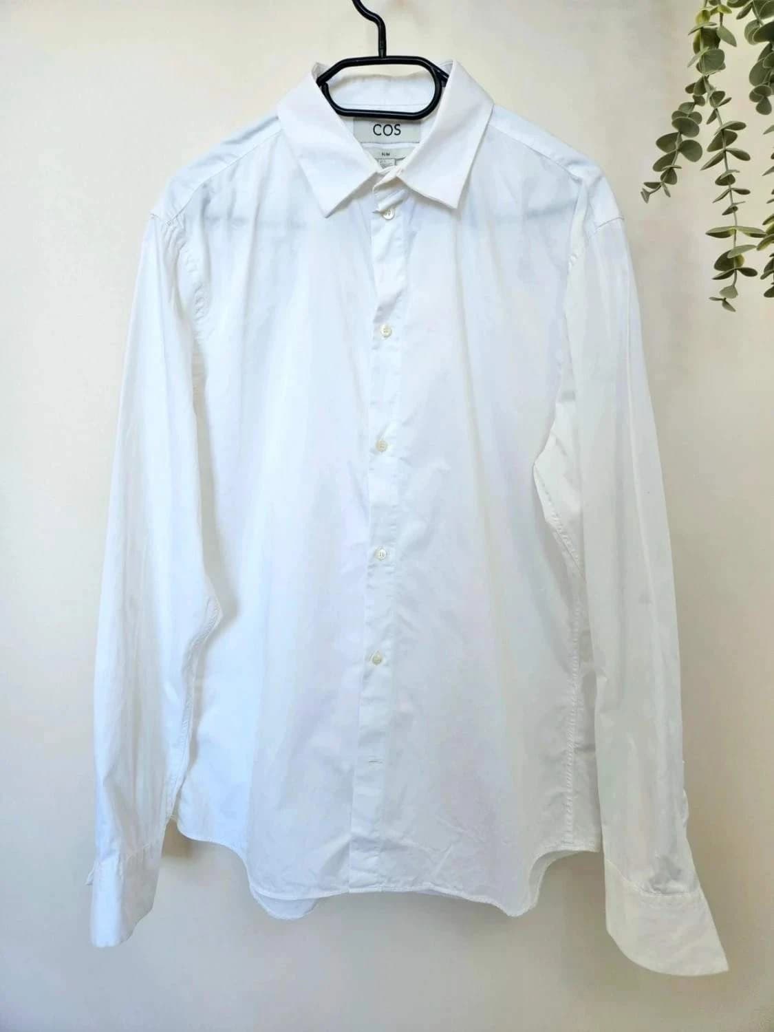 Chemise manches longues Cos blanche slim fit taille 43/XL - Photo 2/7