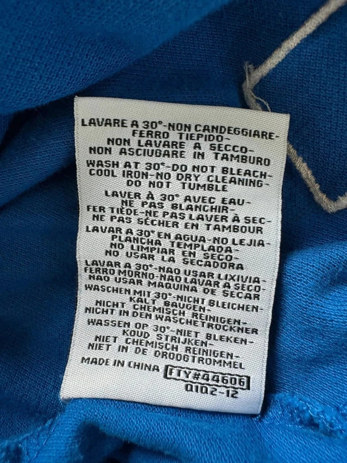 Polo bleu Robe di Kappa Les Voiles de Saint-Tropez taille L - Photo 10/10