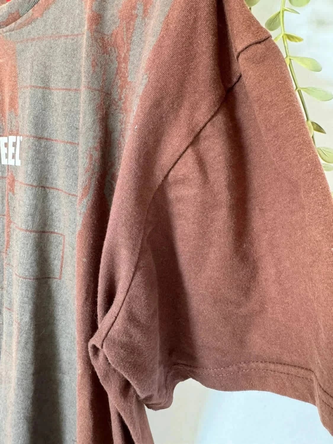 Tee-shirt Diesel marron taille L - Photo 3/6