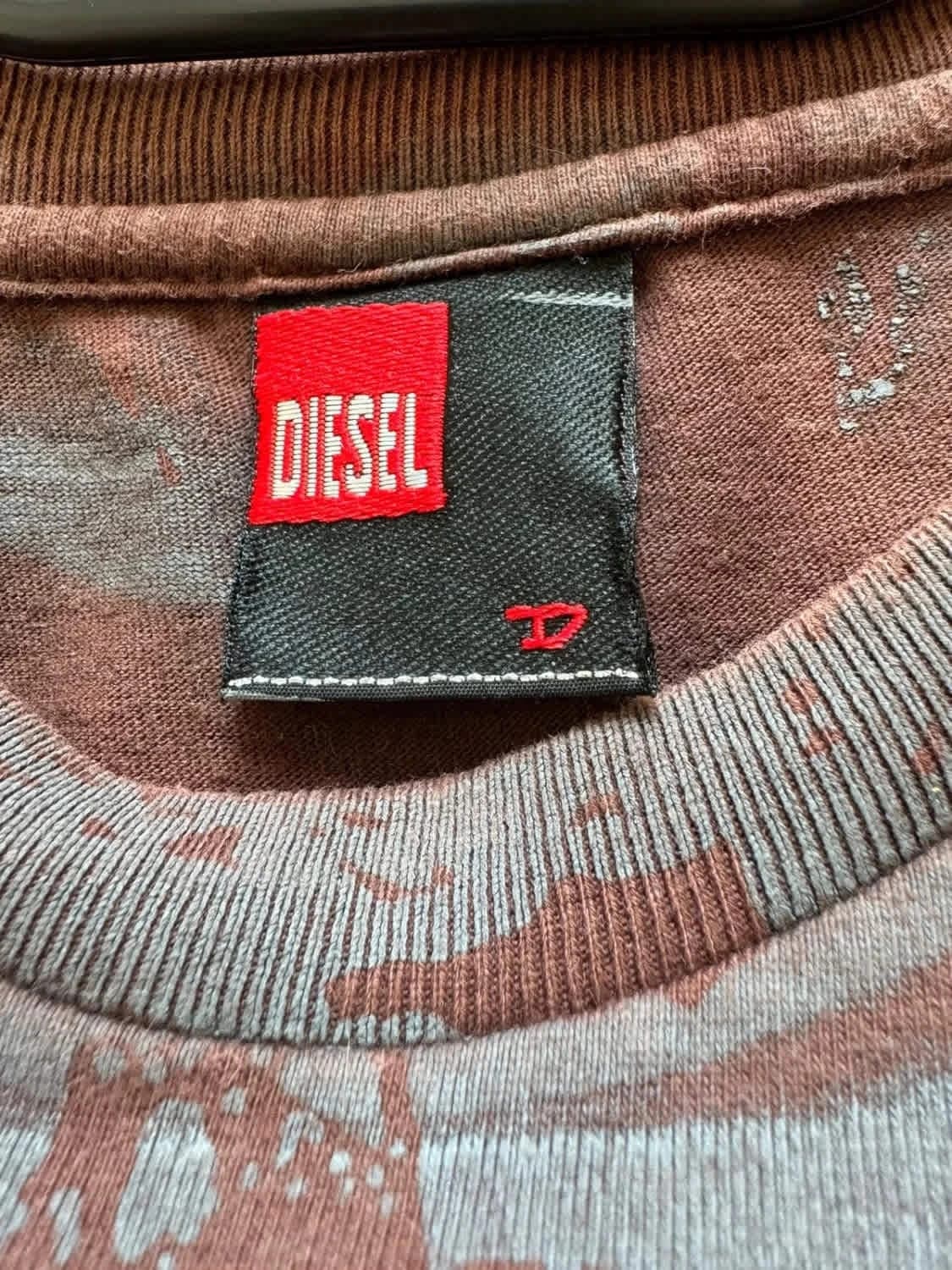 Tee-shirt Diesel marron taille L - Photo 5/6