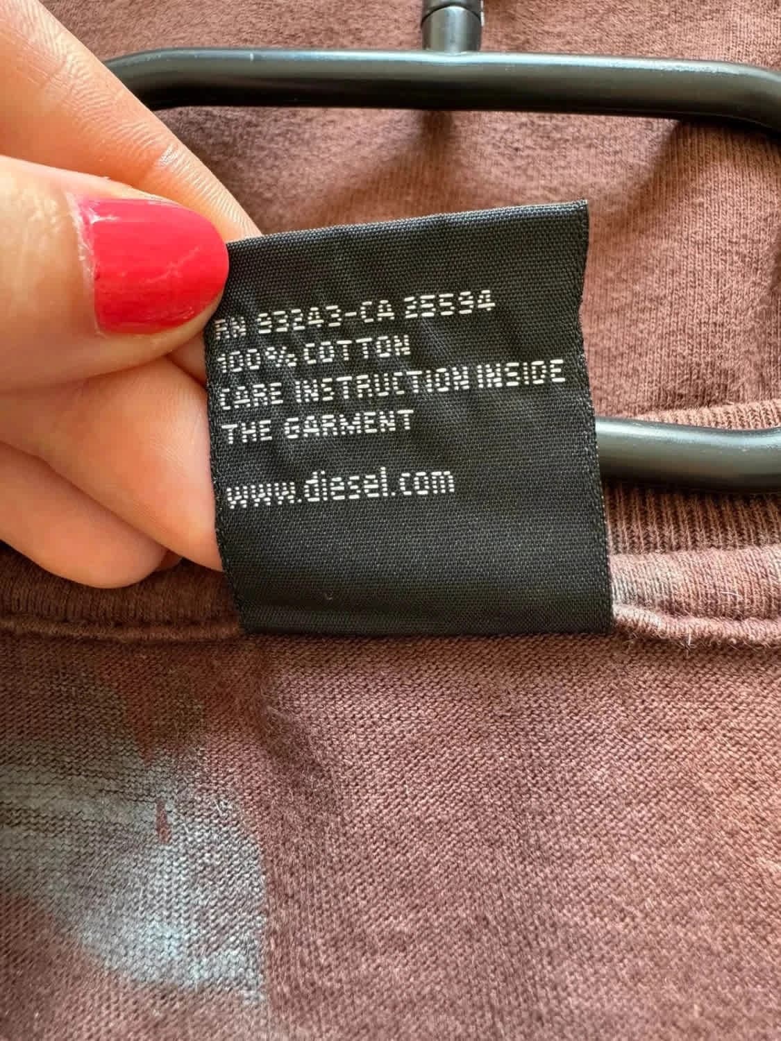 Tee-shirt Diesel marron taille L - Photo 6/6