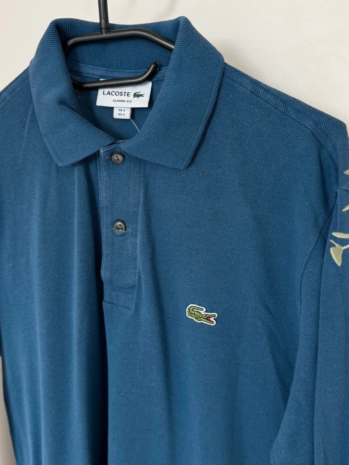 Polo manches longues Lacoste bleu pétrole taille 3/S - FP260251 - Photo 4/8