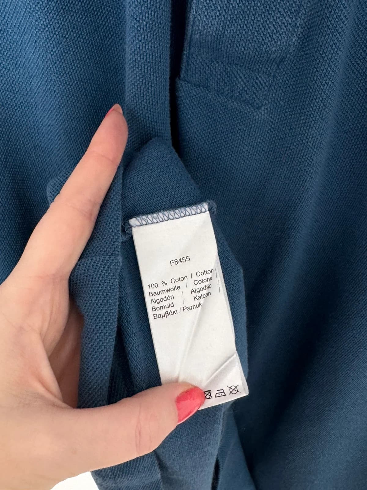 Polo manches longues Lacoste bleu pétrole taille 3/S - FP260251 - Photo 6/8