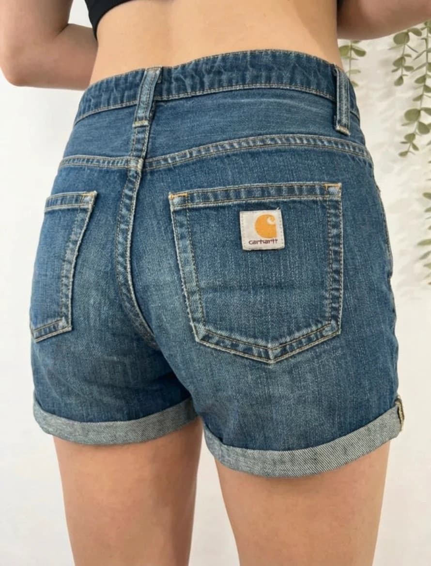 Short en jean denim bleu Carhartt taille 36 - Photo 1/7