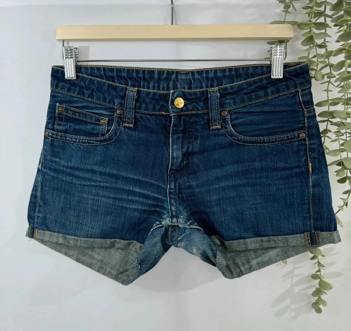 Short en jean denim bleu Carhartt taille 36 - Photo 2/7