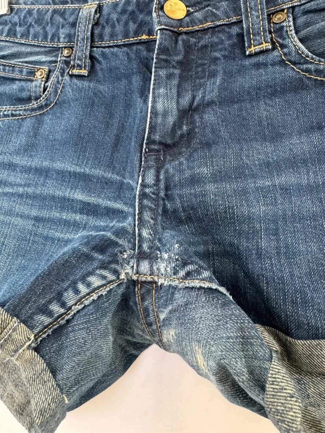 Short en jean denim bleu Carhartt taille 36 - Photo 4/7