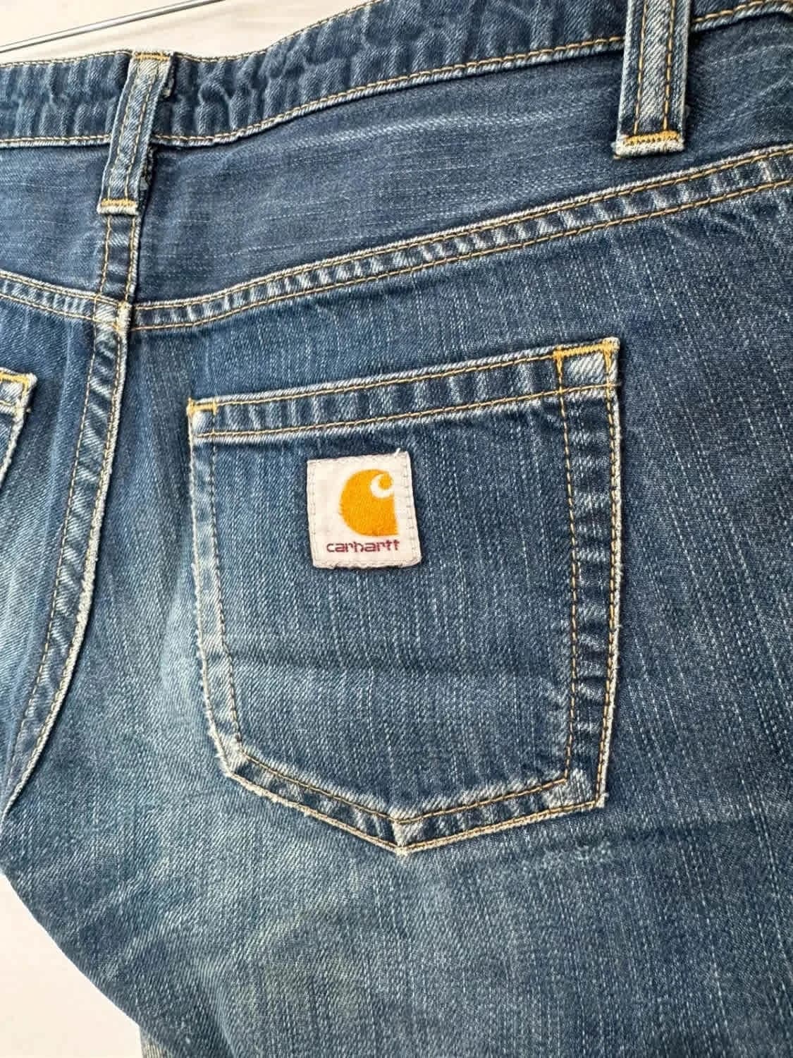 Short en jean denim bleu Carhartt taille 36 - Photo 5/7