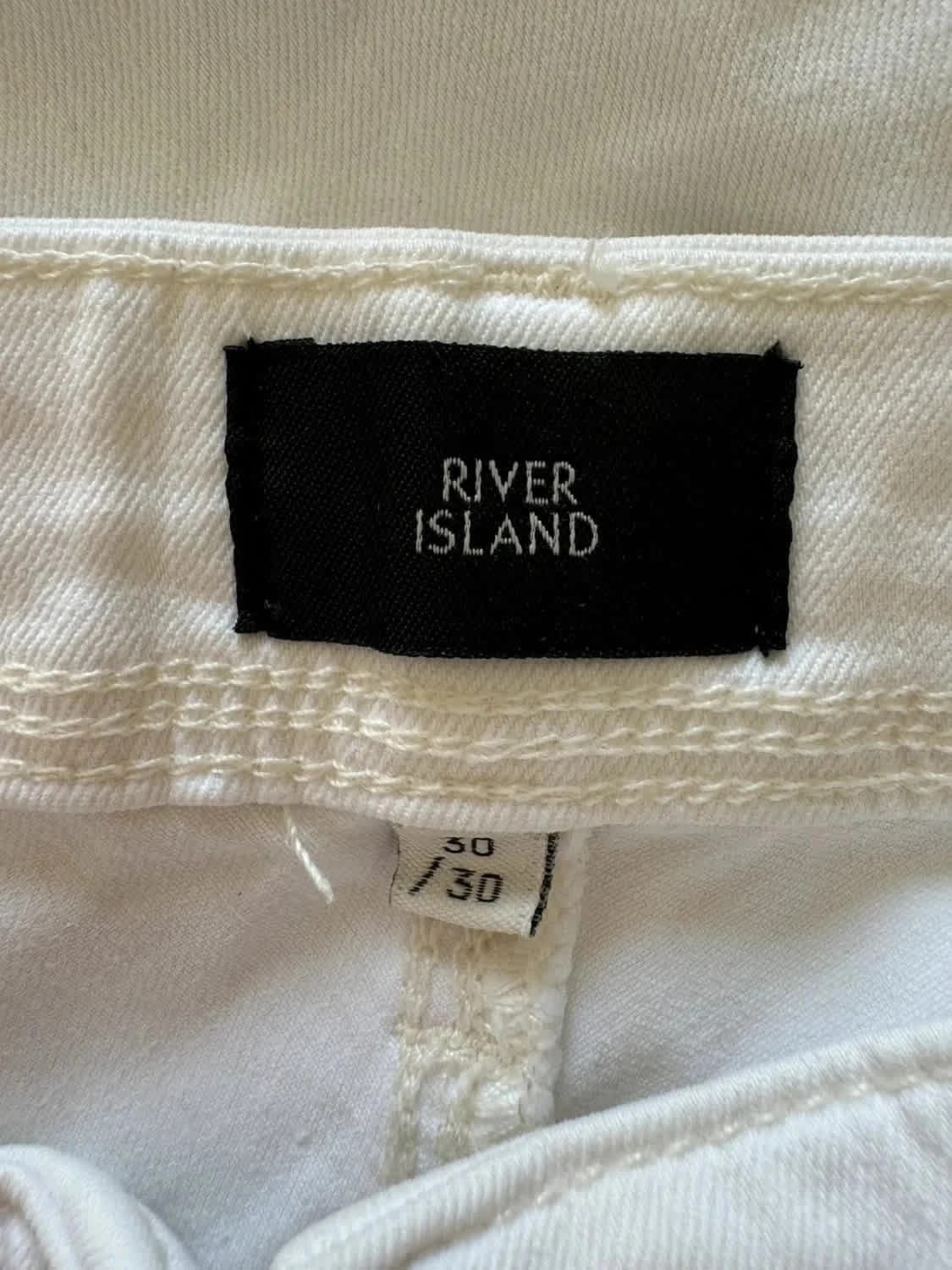 Jean blanc Skinny stretch River Island taille 40 - Photo 7/10
