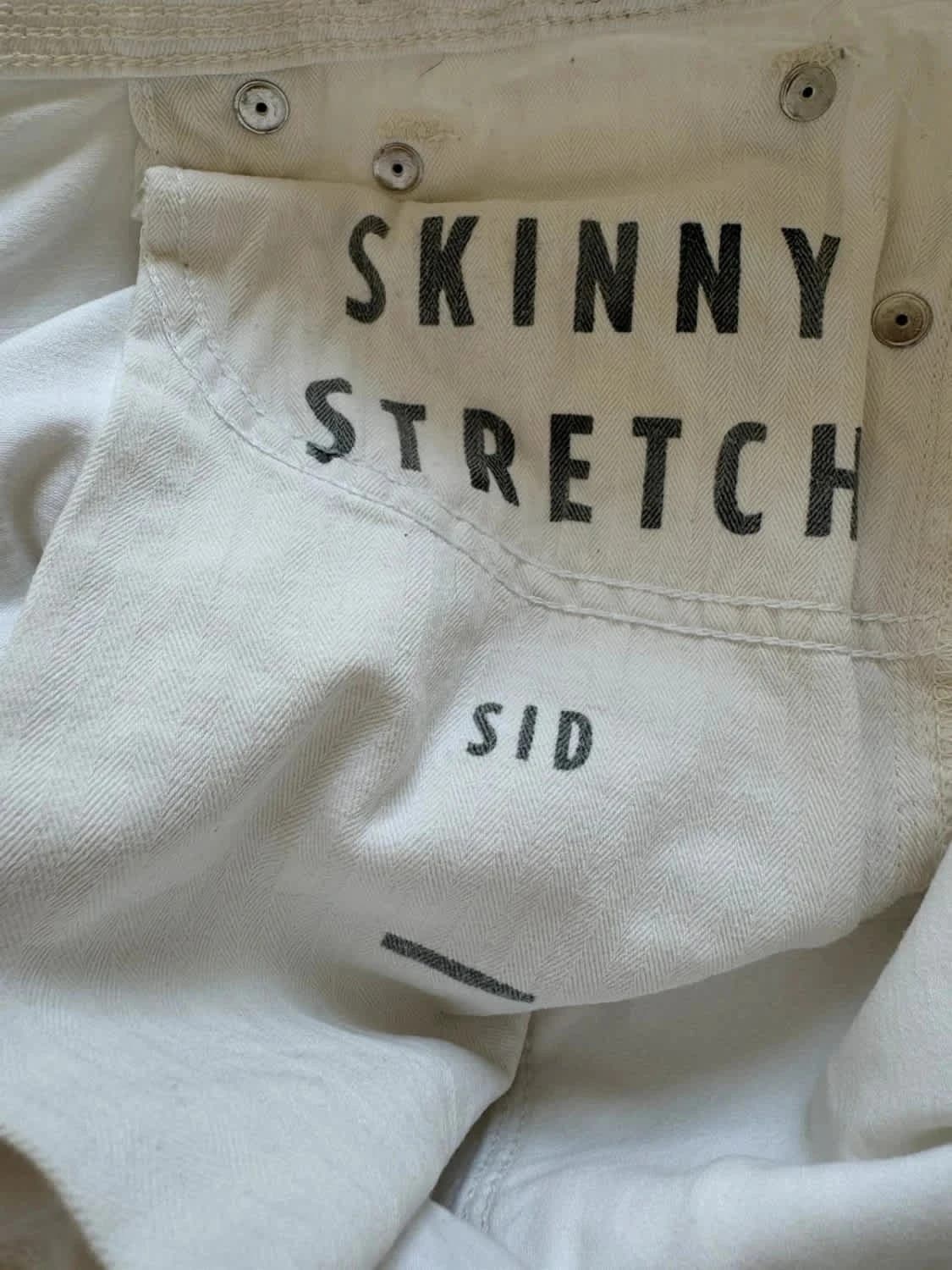 Jean blanc Skinny stretch River Island taille 40 - Photo 8/10