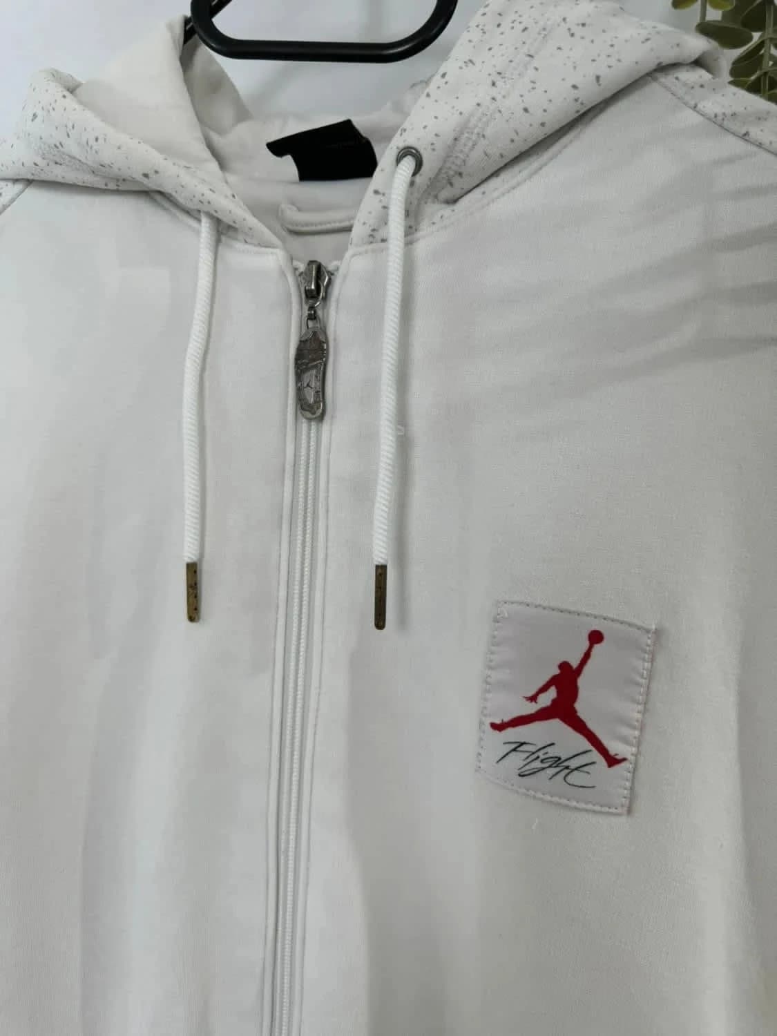 Sweat à capuche/Full zip oversize blanc Jordan flight taille M - Photo 3/12