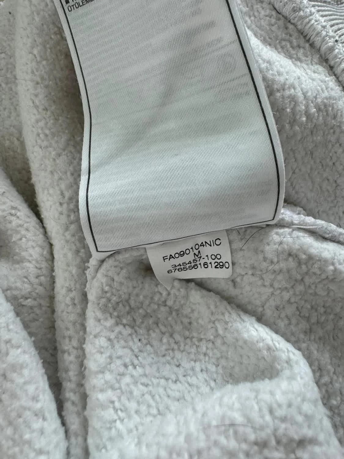 Sweat à capuche/Full zip oversize blanc Jordan flight taille M - Photo 10/12