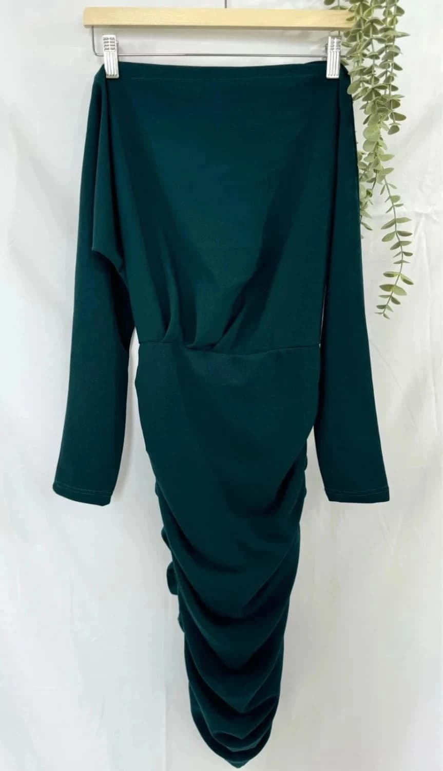Robe fourreau mi-longue froncée AX Paris taille S - Photo 3/5