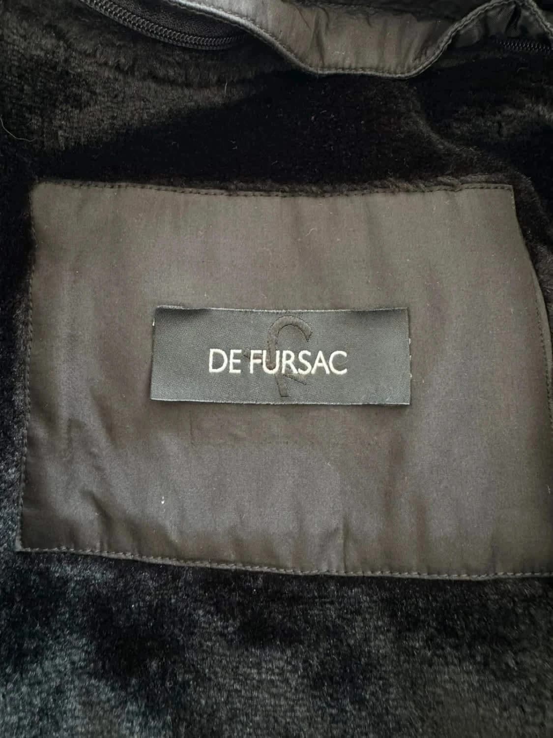 Manteau noir De Fursac intérieur polaire taille XL - Photo 4/8