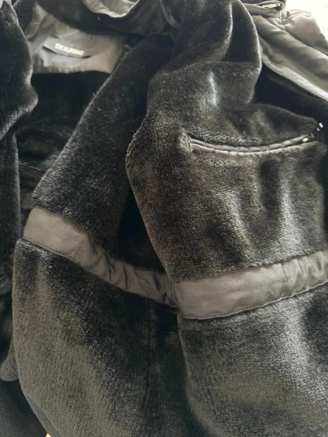 Manteau noir De Fursac intérieur polaire taille XL - Photo 6/8
