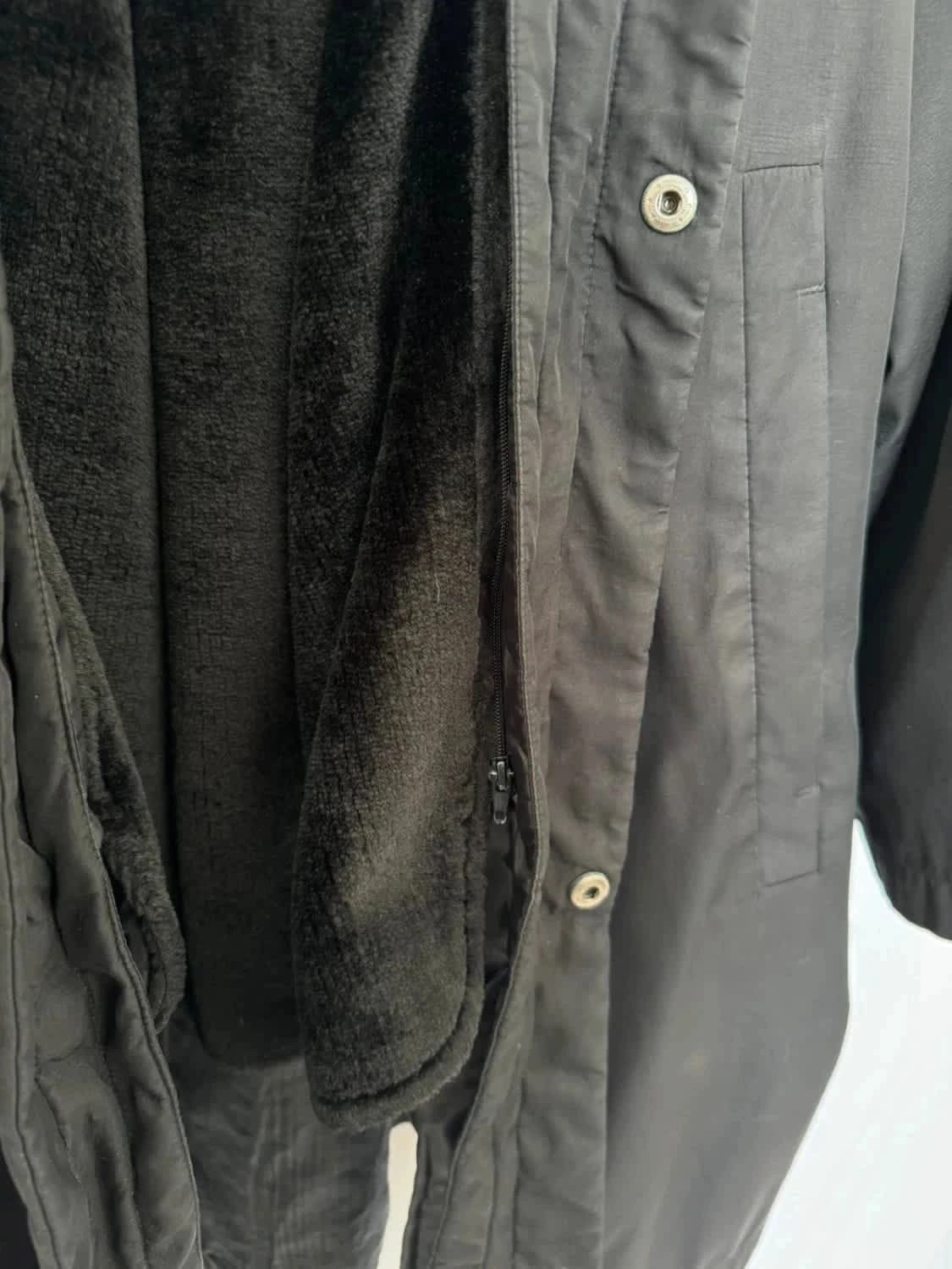 Manteau noir De Fursac intérieur polaire taille XL - Photo 7/8