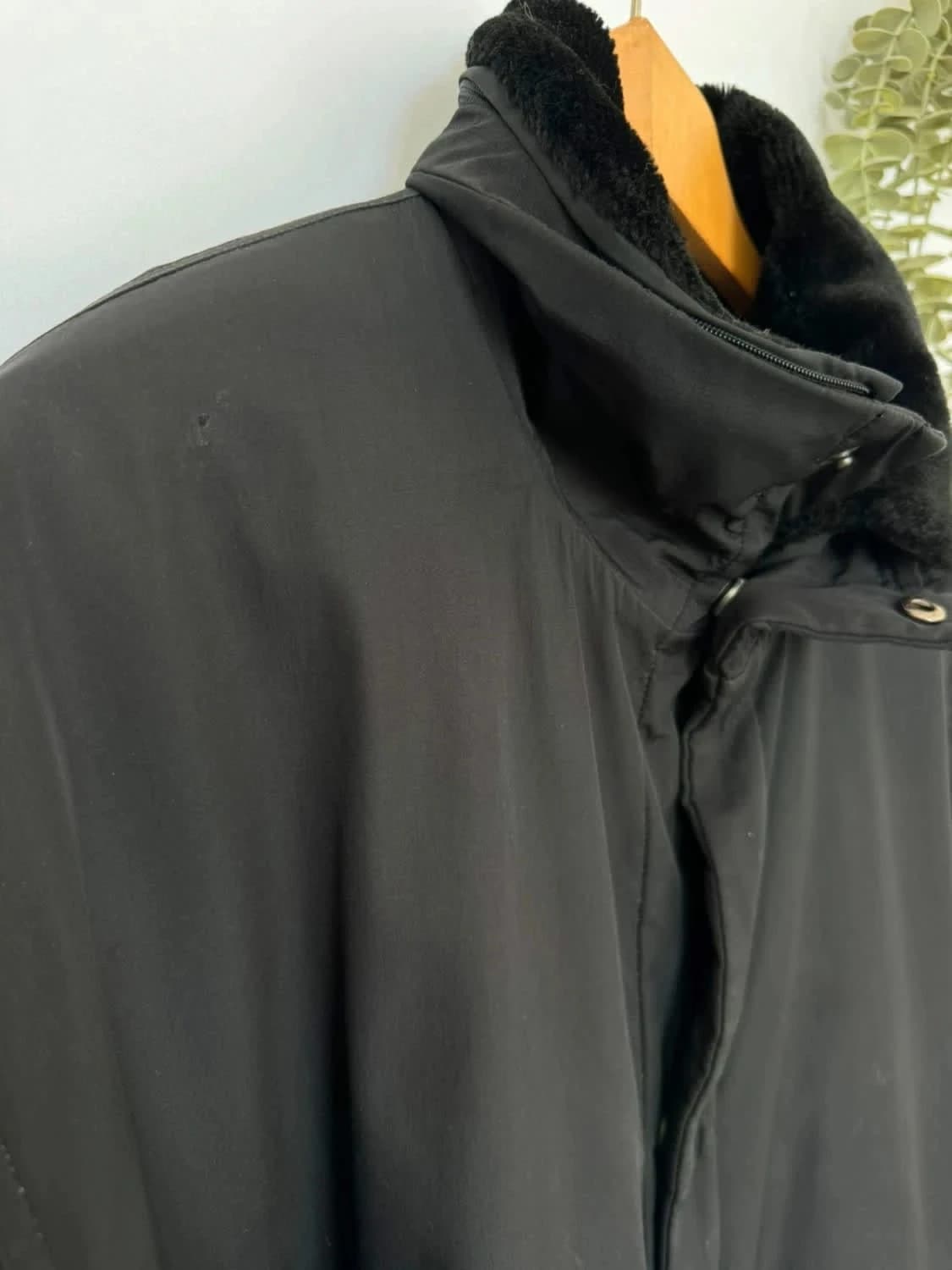 Manteau noir De Fursac intérieur polaire taille XL - Photo 8/8