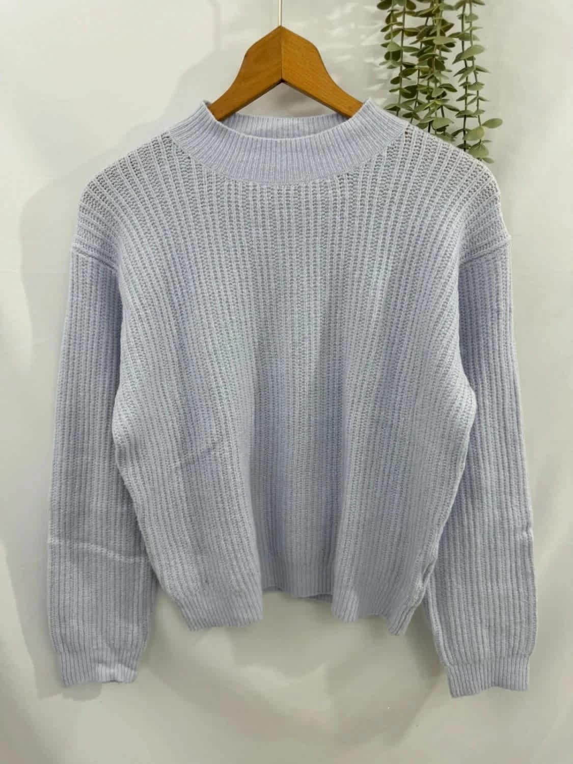 Pull agréable Uniqlo violet pastel taille S - Photo 2/4