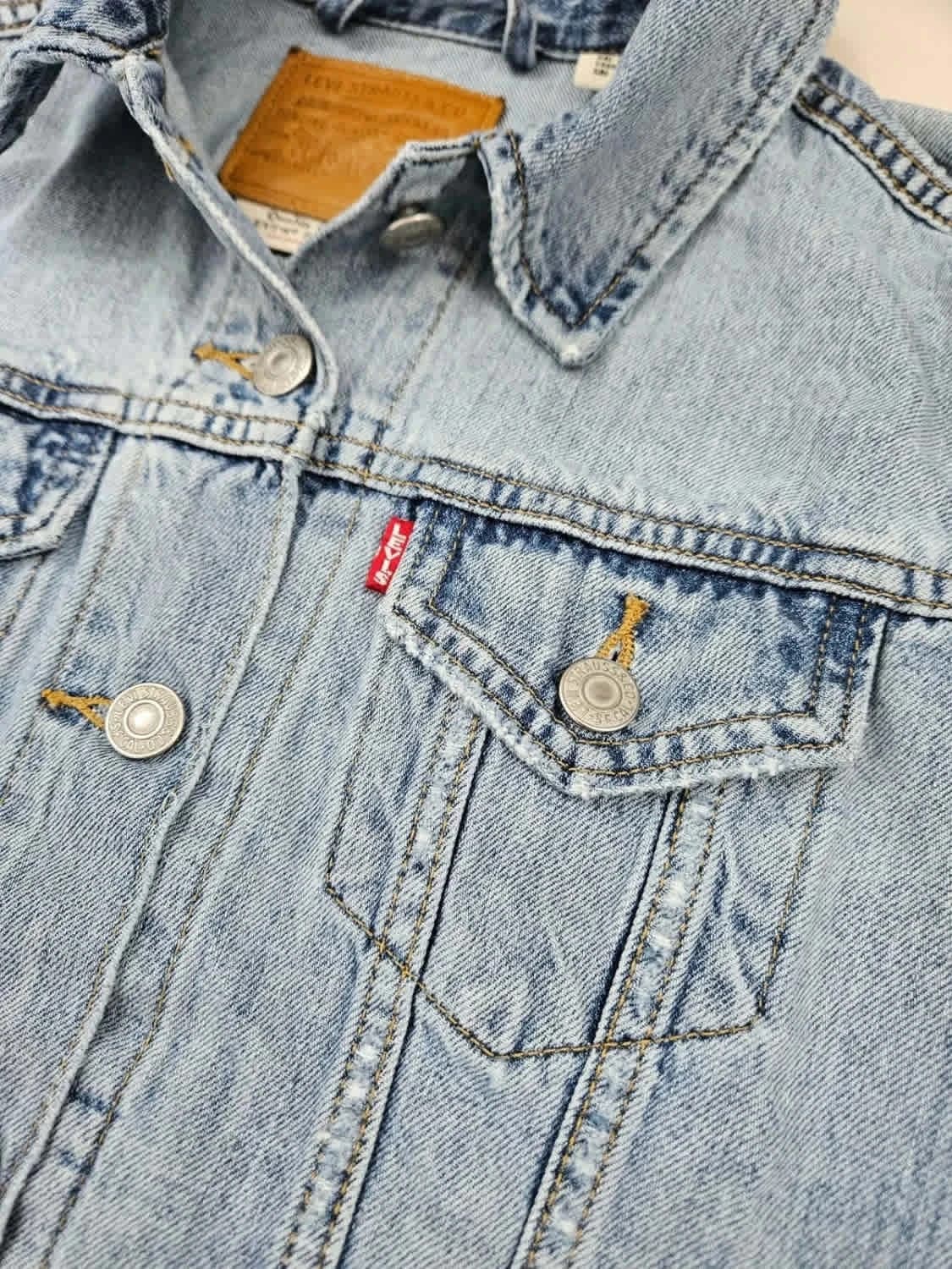 Veste Levi’s Premium en jean clair denim jacket taille S - Photo 5/8