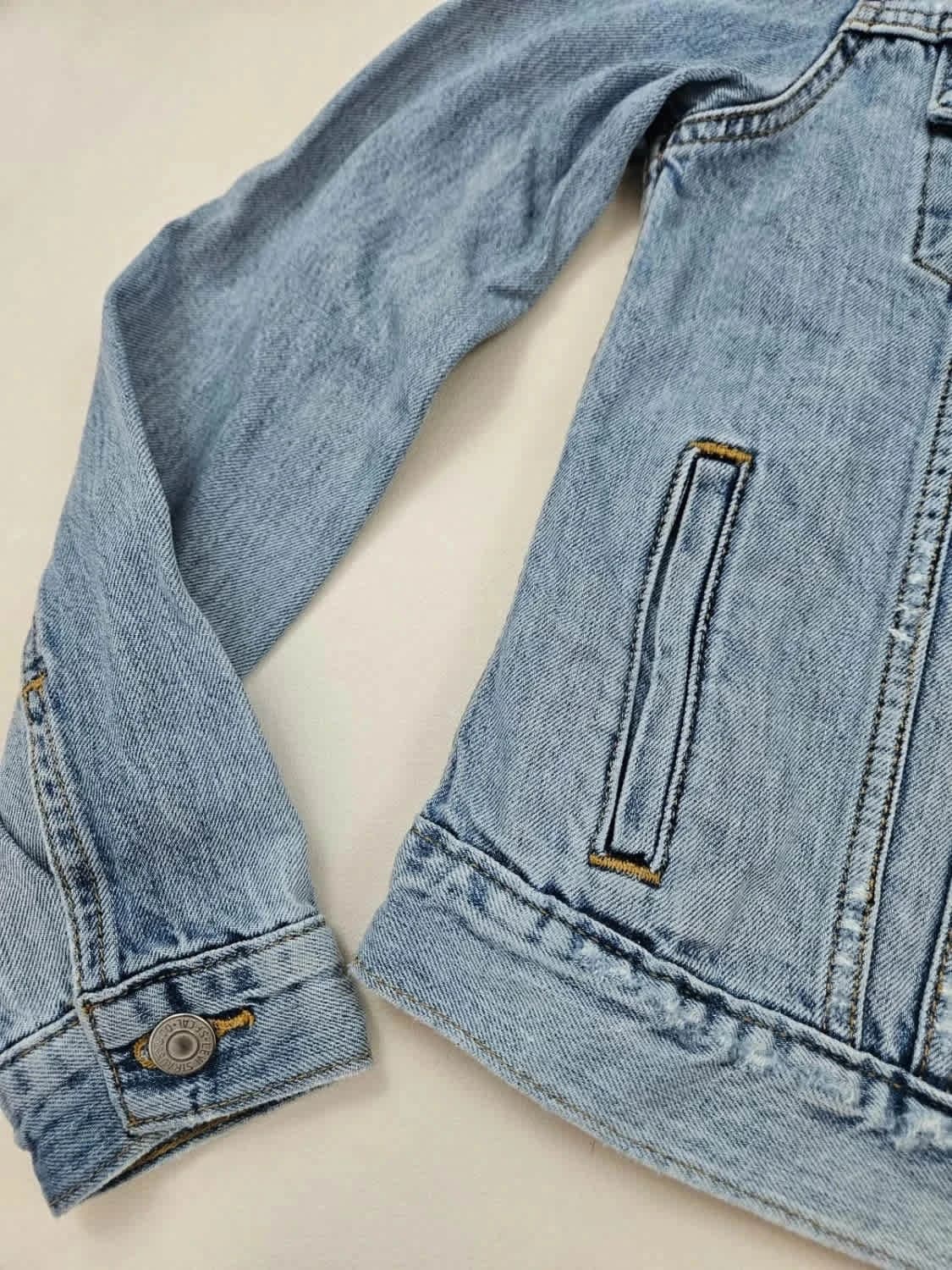 Veste Levi’s Premium en jean clair denim jacket taille S - Photo 6/8