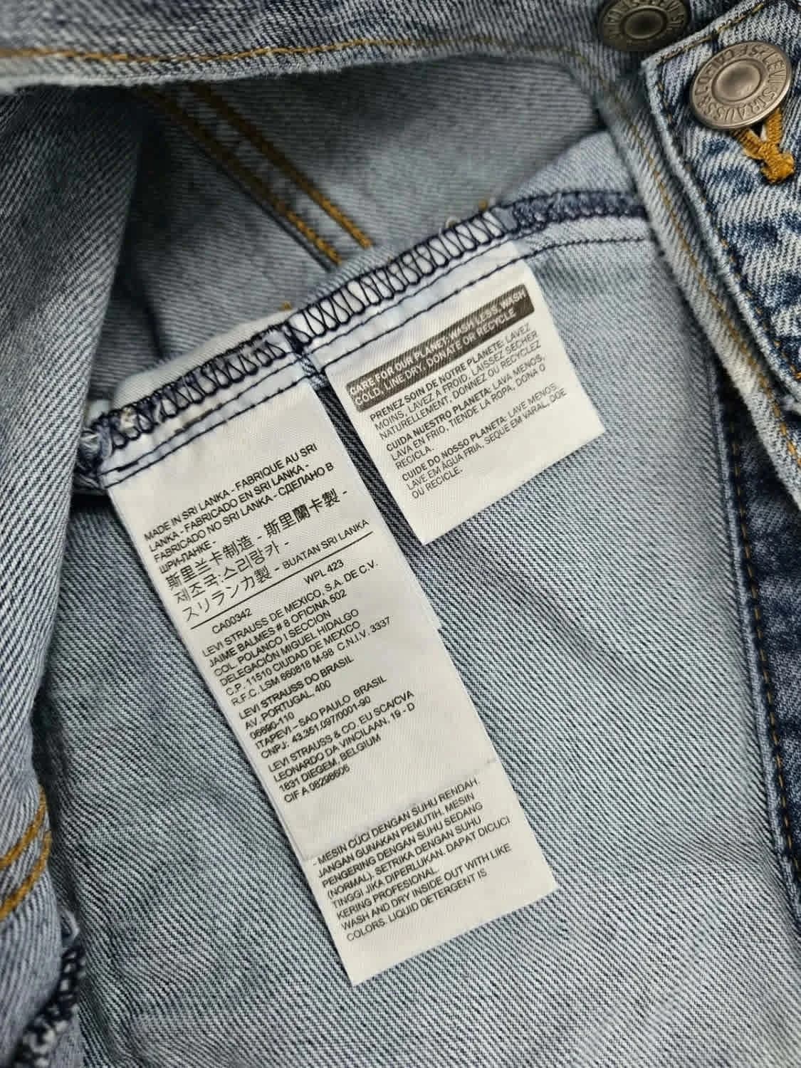 Veste Levi’s Premium en jean clair denim jacket taille S - Photo 7/8
