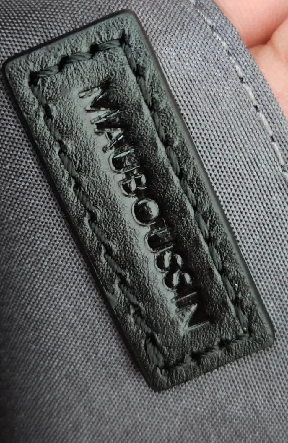 Pochette en satin noire Mauboussin Je t’Attends Je t’Aime - Photo 8/9