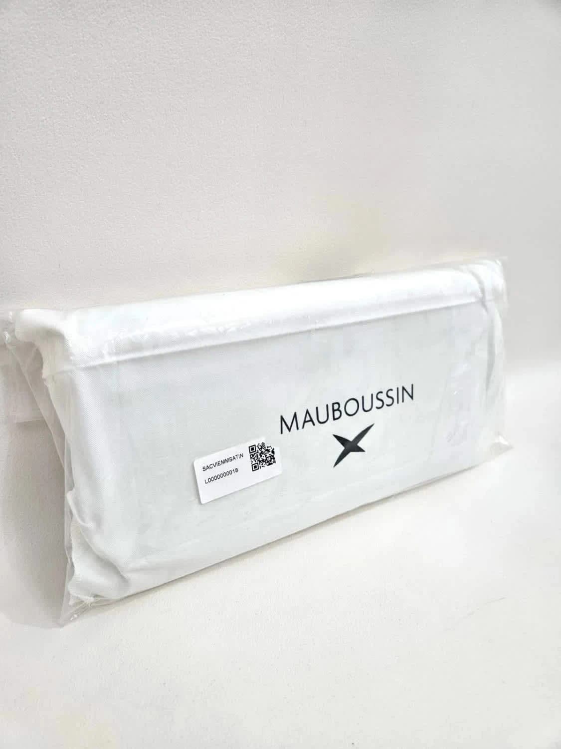 Pochette en satin noire Mauboussin Je t’Attends Je t’Aime - Photo 9/9