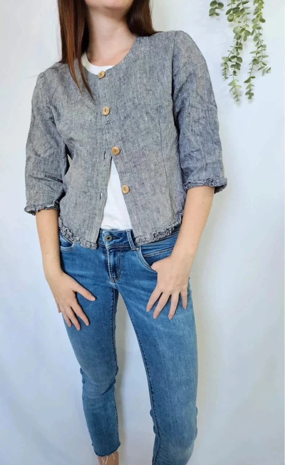 Veste femme grise - Photo 1/4