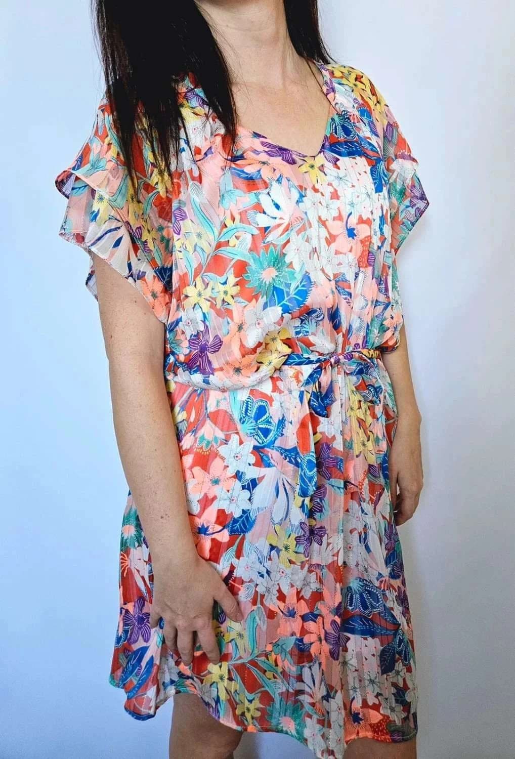 Robe d’été colorée Ema Blue’s - Photo 2/8