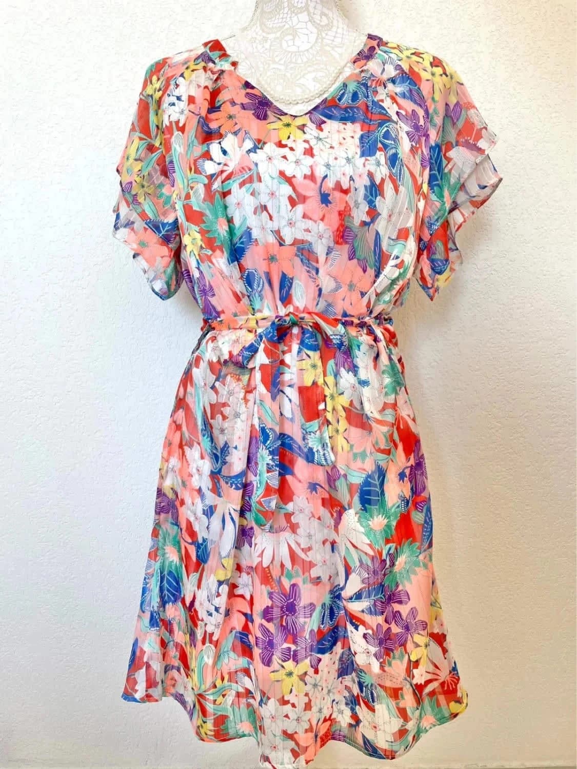 Robe d’été colorée Ema Blue’s - Photo 4/8