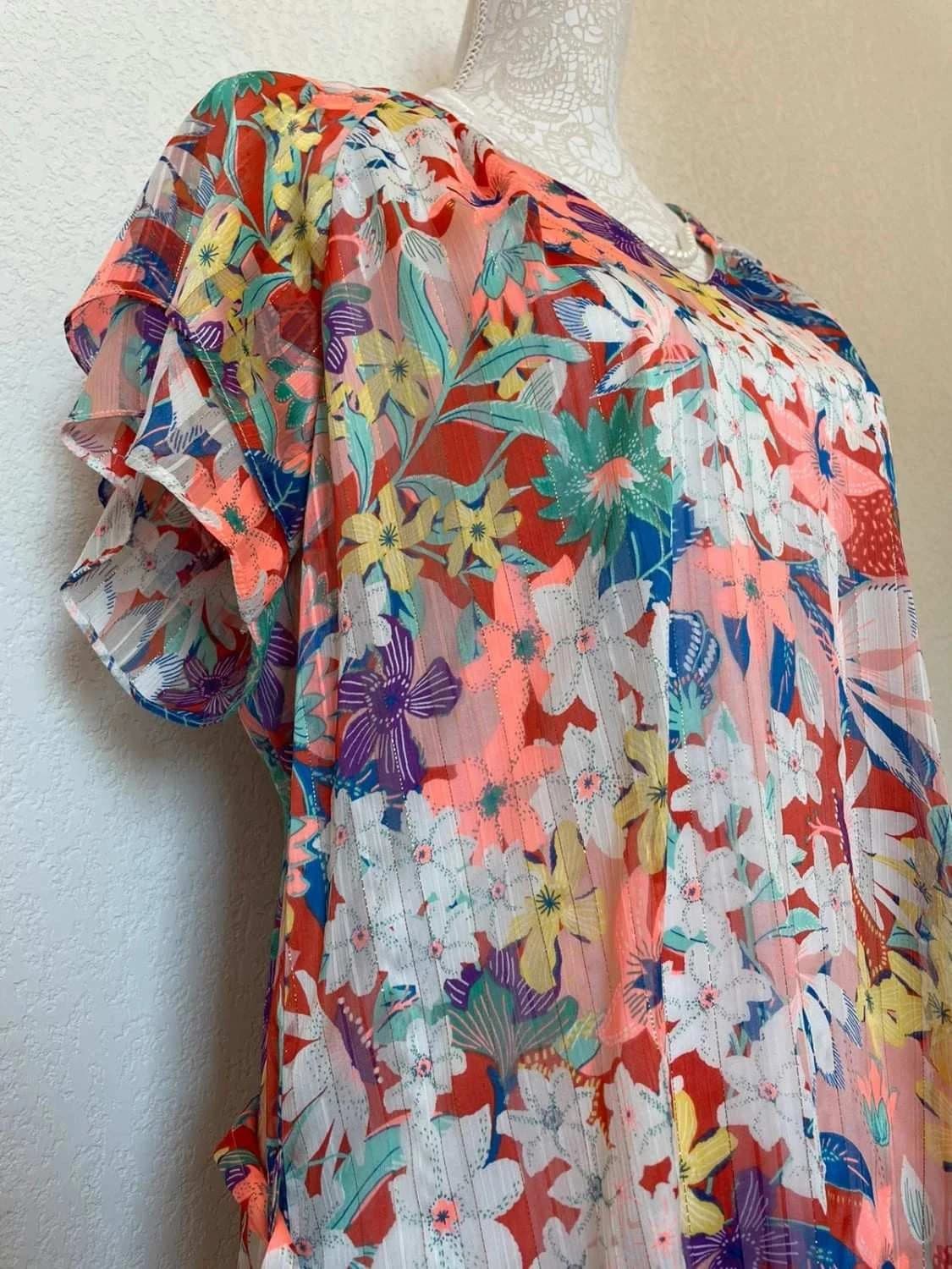 Robe d’été colorée Ema Blue’s - Photo 6/8