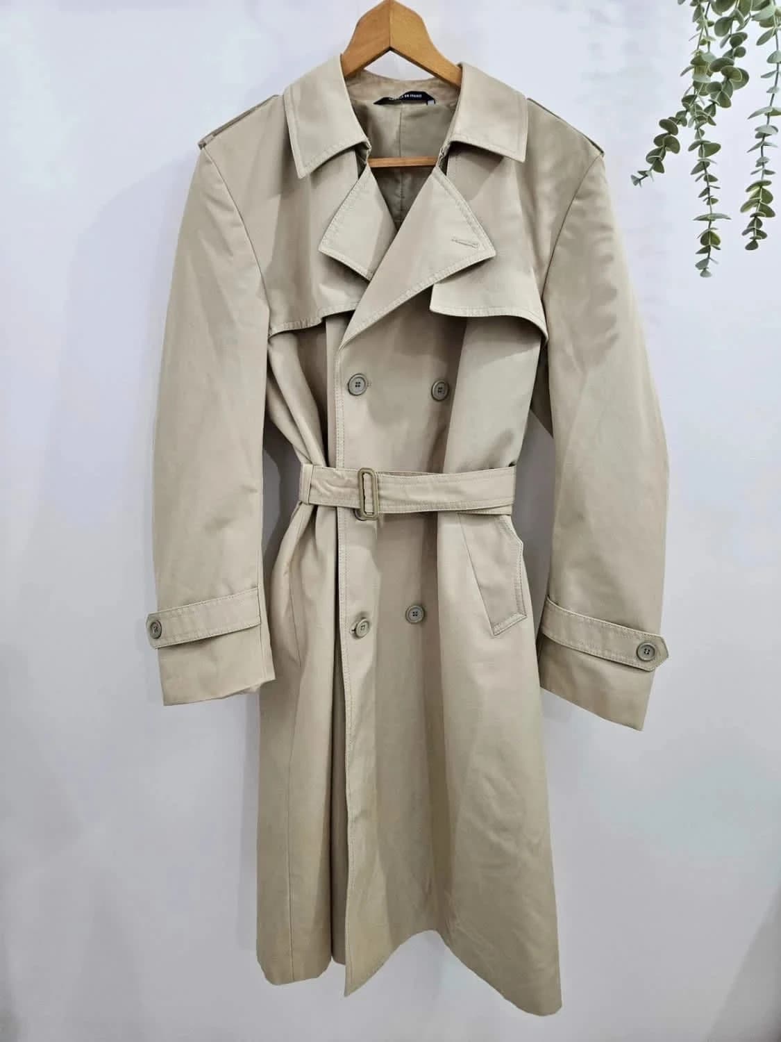 Trench beige classique Unisexe - Fabriqué en France - Taille XL - Photo 2/10