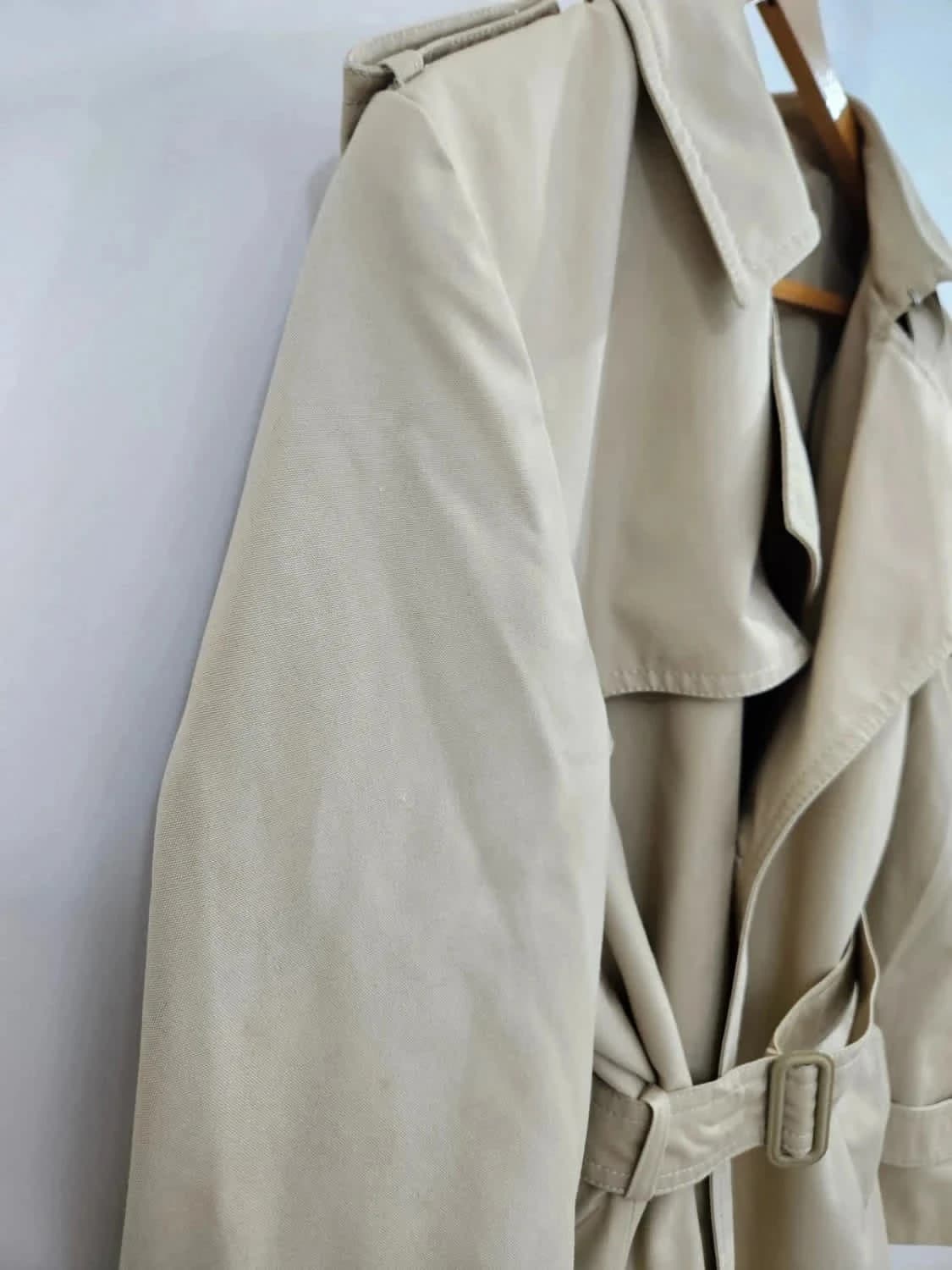 Trench beige classique Unisexe - Fabriqué en France - Taille XL - Photo 3/10