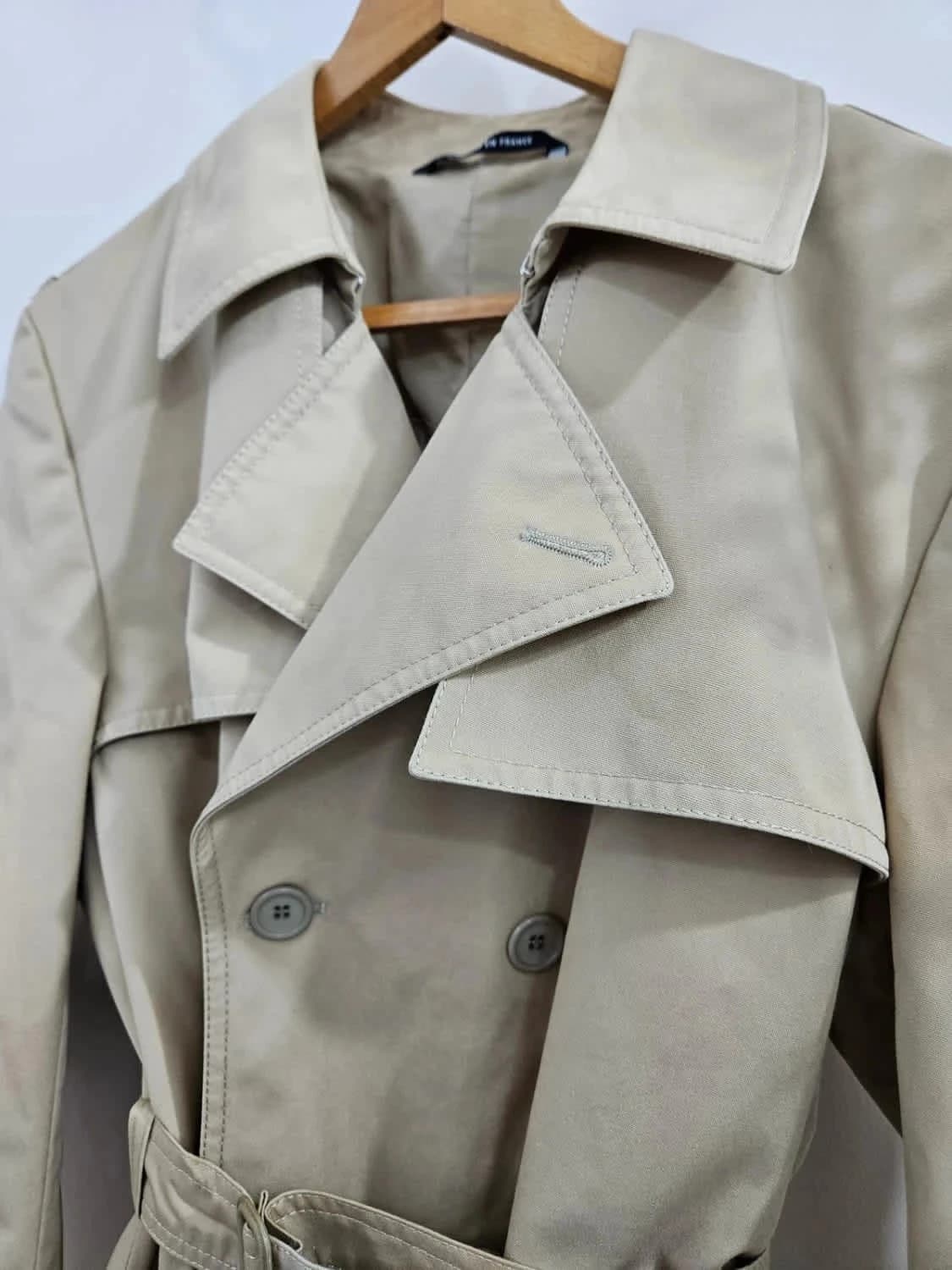 Trench beige classique Unisexe - Fabriqué en France - Taille XL - Photo 6/10