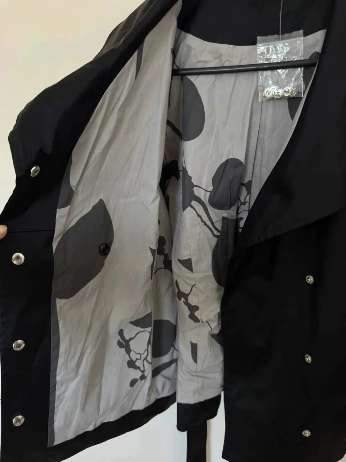 Manteau léger ceinturé Caroll noir élégance taille 42 - Photo 4/7