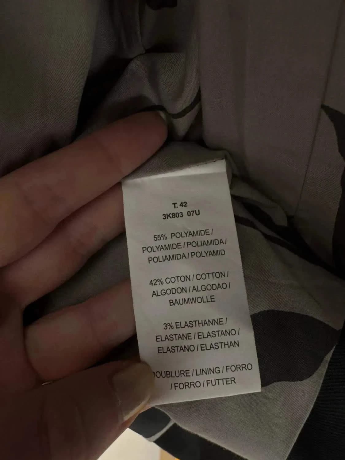 Manteau léger ceinturé Caroll noir élégance taille 42 - Photo 5/7