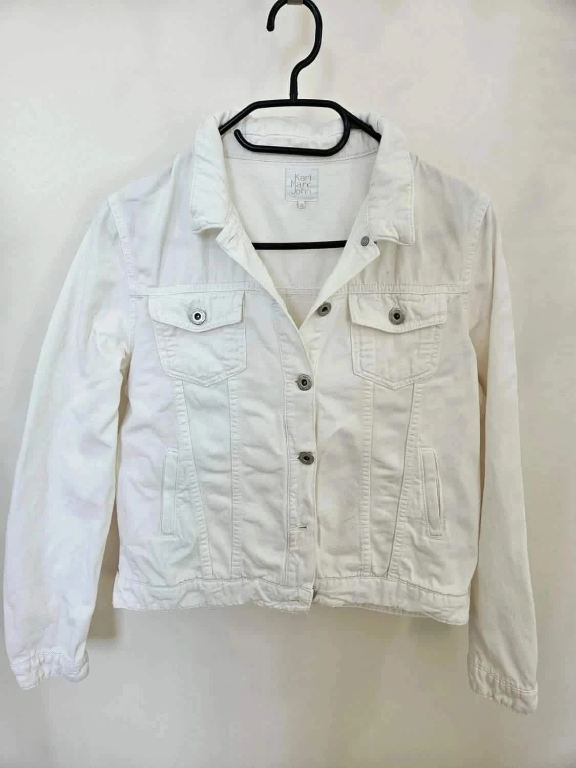 Veste en jean blanche Karl Marc John taille XS - Photo 2/8