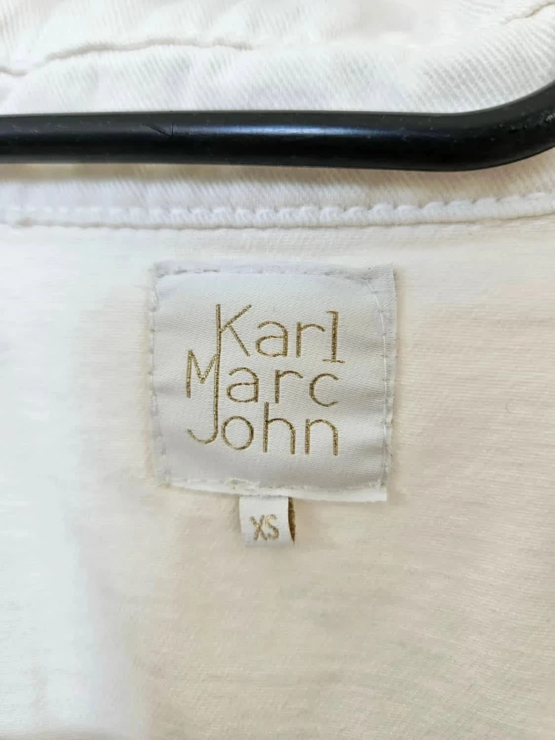 Veste en jean blanche Karl Marc John taille XS - Photo 3/8