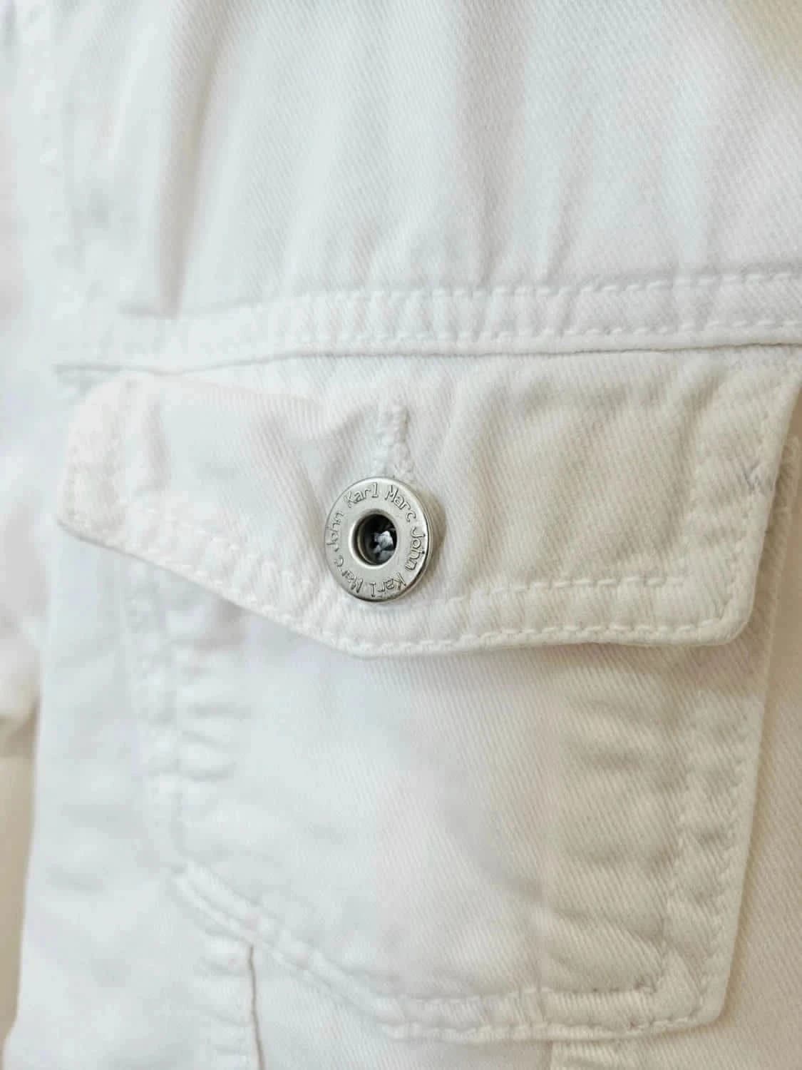 Veste en jean blanche Karl Marc John taille XS - Photo 5/8