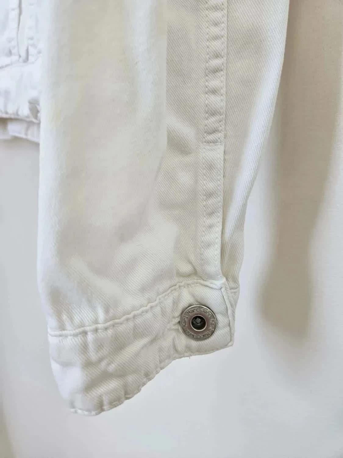 Veste en jean blanche Karl Marc John taille XS - Photo 7/8