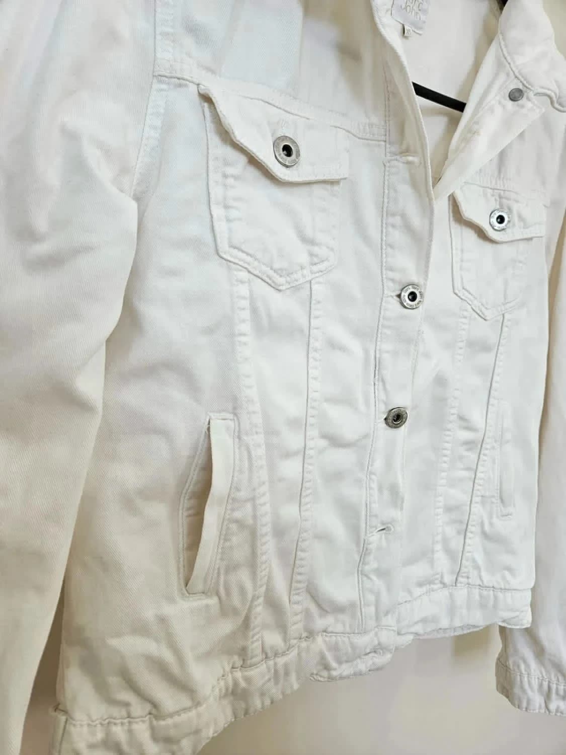 Veste en jean blanche Karl Marc John taille XS - Photo 6/8
