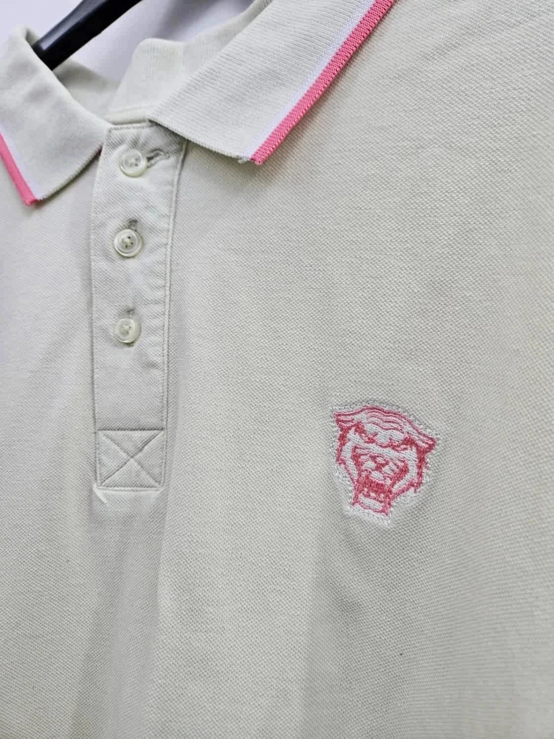 Polo vert pastel tigre brodé - Photo 3/4