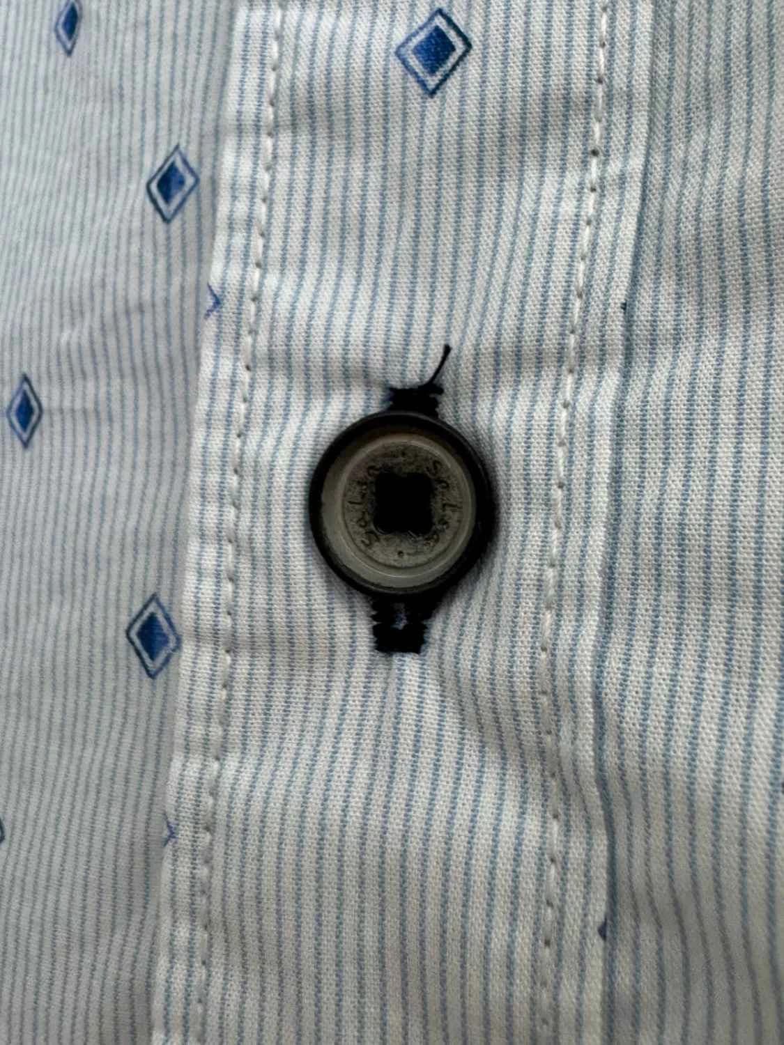 Chemise slim fit Salsa bleu clair motifs taille XL - SC26023 - Photo 5/9