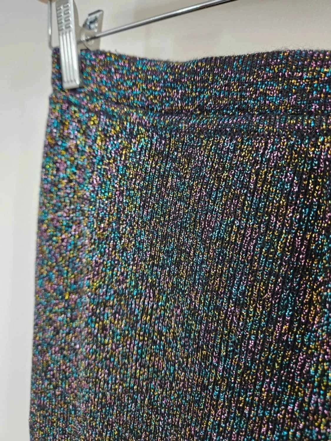 Ensemble brillant en laine débardeur et jupe Benetton - Photo 10/10