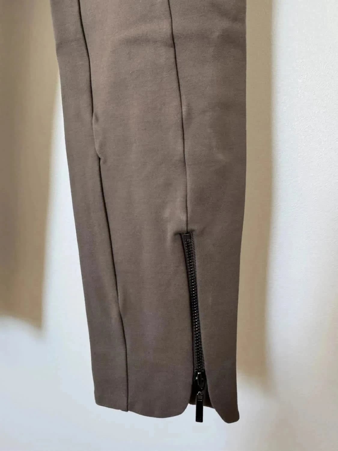 Jegging Guess Marciano Los Angeles stretch kaki/marron zips taille S - Photo 3/7