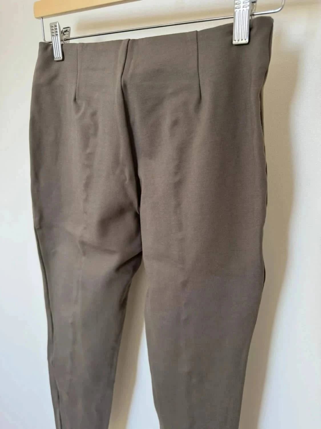 Jegging Guess Marciano Los Angeles stretch kaki/marron zips taille S - Photo 5/7