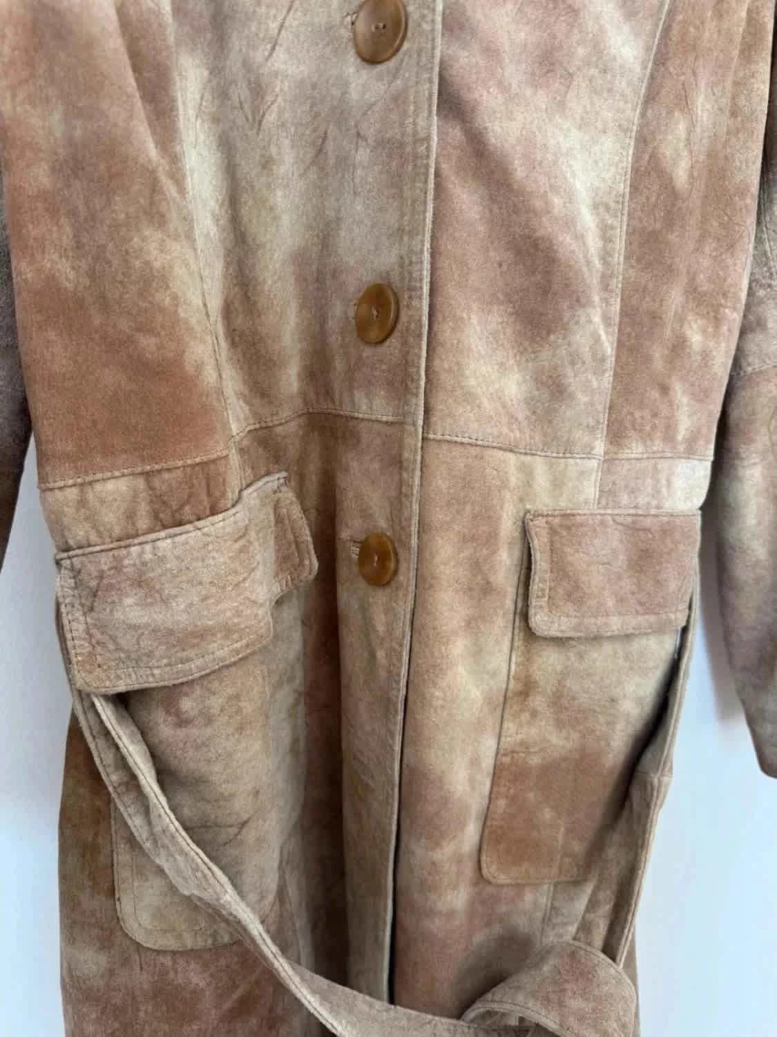 Trench en cuir véritable M&S taille 44 - Photo 6/9