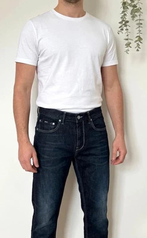 Jean denim Charleston slim fit Boss bleu brut taille W31 L34 - Photo 1/13