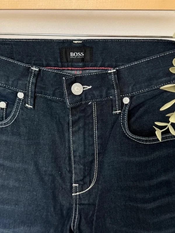 Jean denim Charleston slim fit Boss bleu brut taille W31 L34 - Photo 3/13