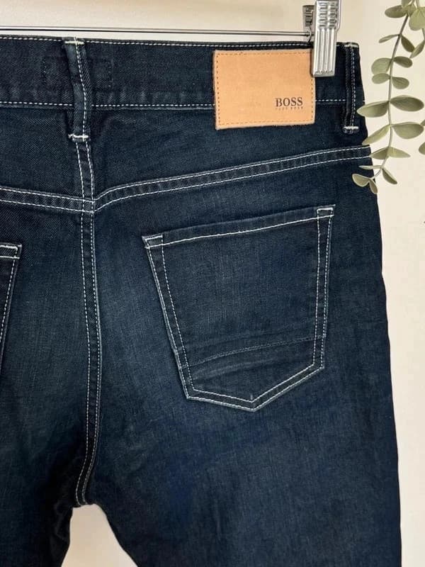 Jean denim Charleston slim fit Boss bleu brut taille W31 L34 - Photo 6/13